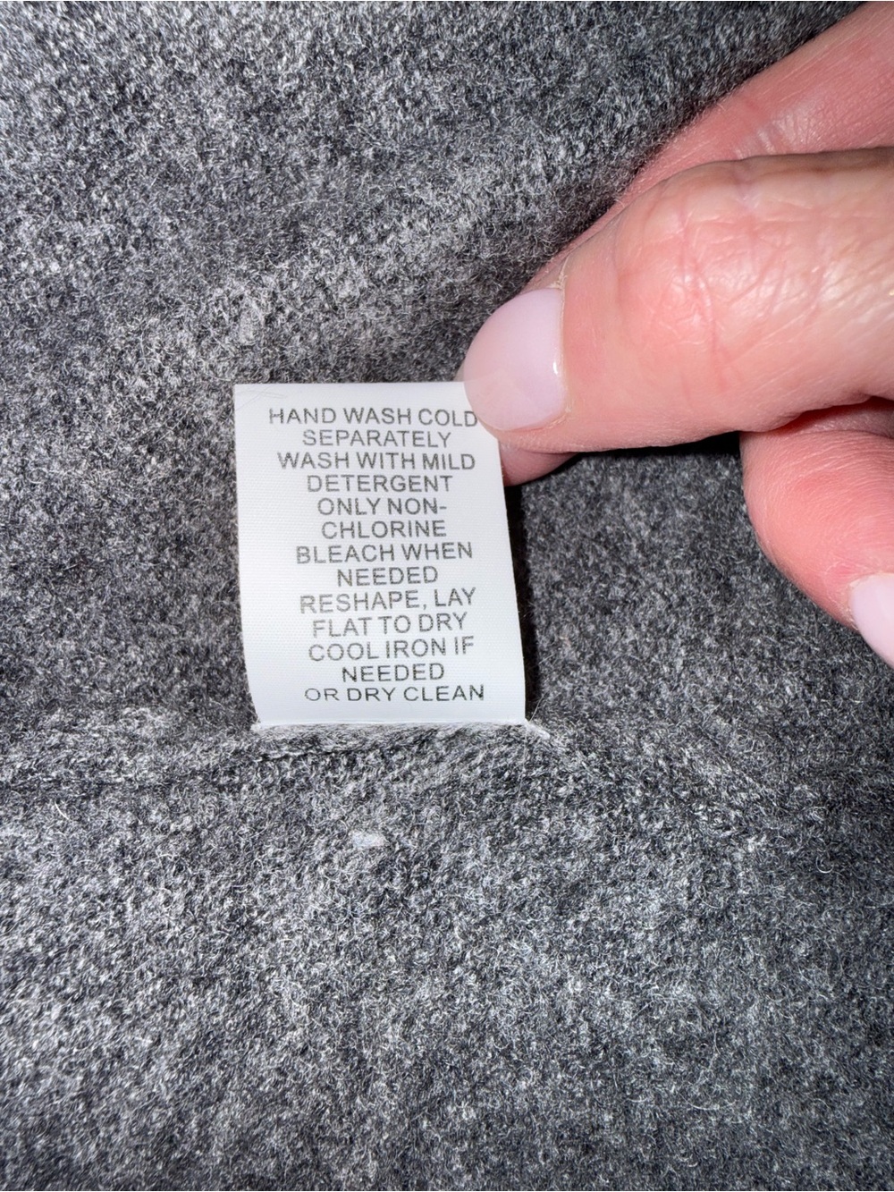 100% Cashmere 41 Hawthorn Gray Open Front Cardigan - Picture 12 of 12